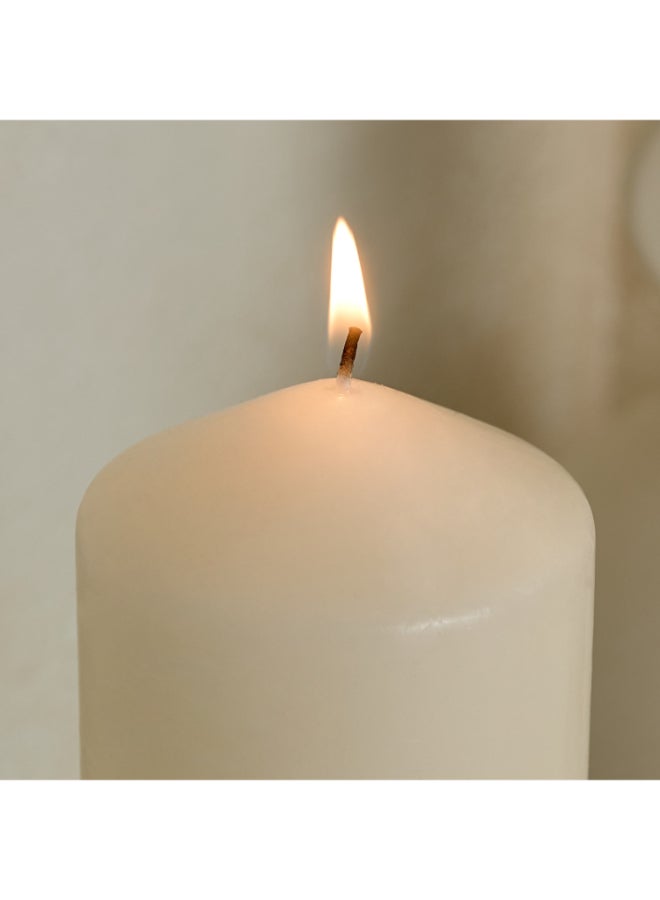 Home Box Luna Unscented Pillar Candle - 48h - Image 3